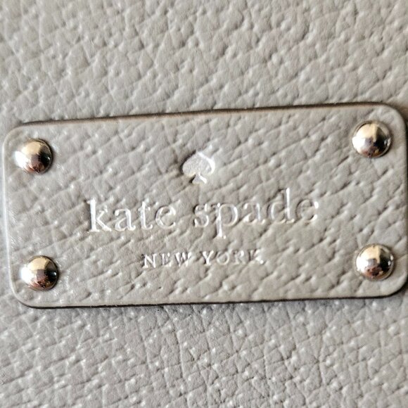 New Kate Spade Taupe Satchel - Picture 5 of 5